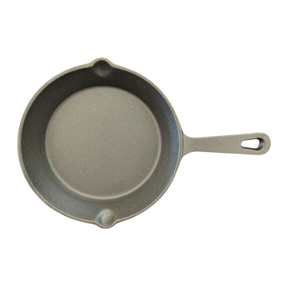 6.5 Inch Cast Iron Skillet Signature Teardrop Handle Black Eggs Cornbread - Picture 1 of 5
